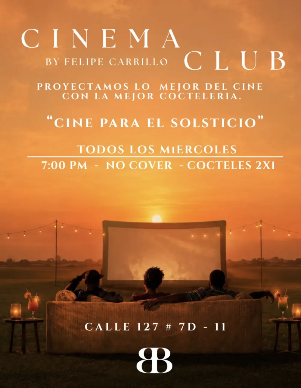Noche de Cine y Cocteles 2x1