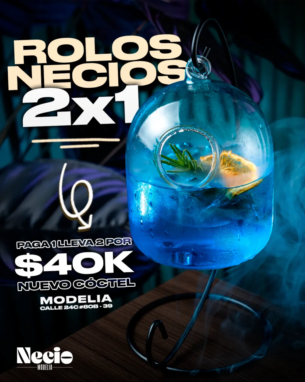 ROLOS NECIOS 2x1 por 40k