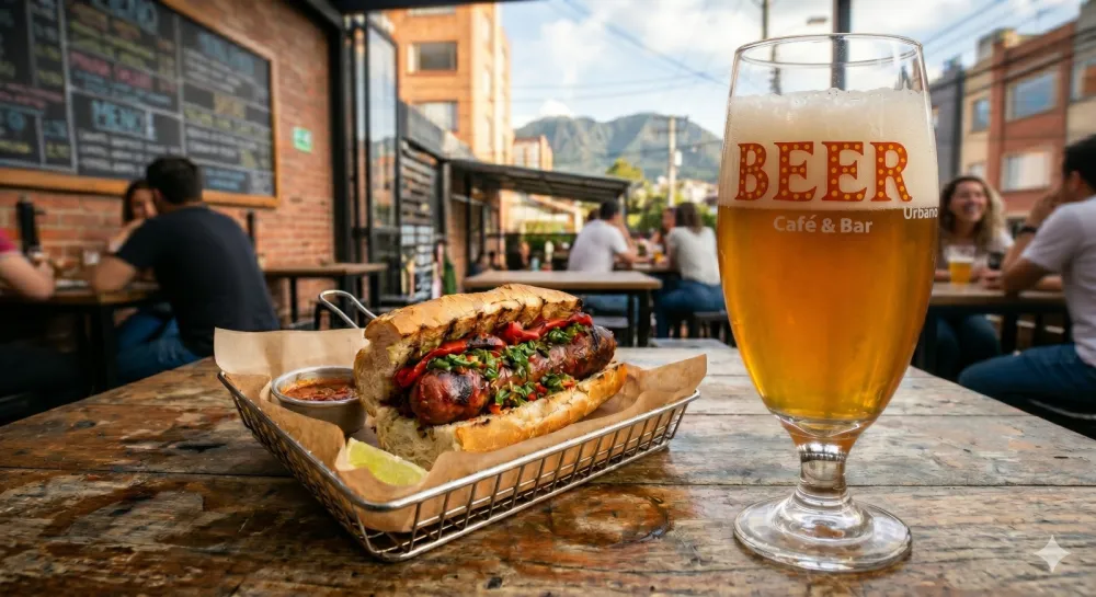 Promo Choripan y Vaso de cerveza de barril precio ESPECIAL