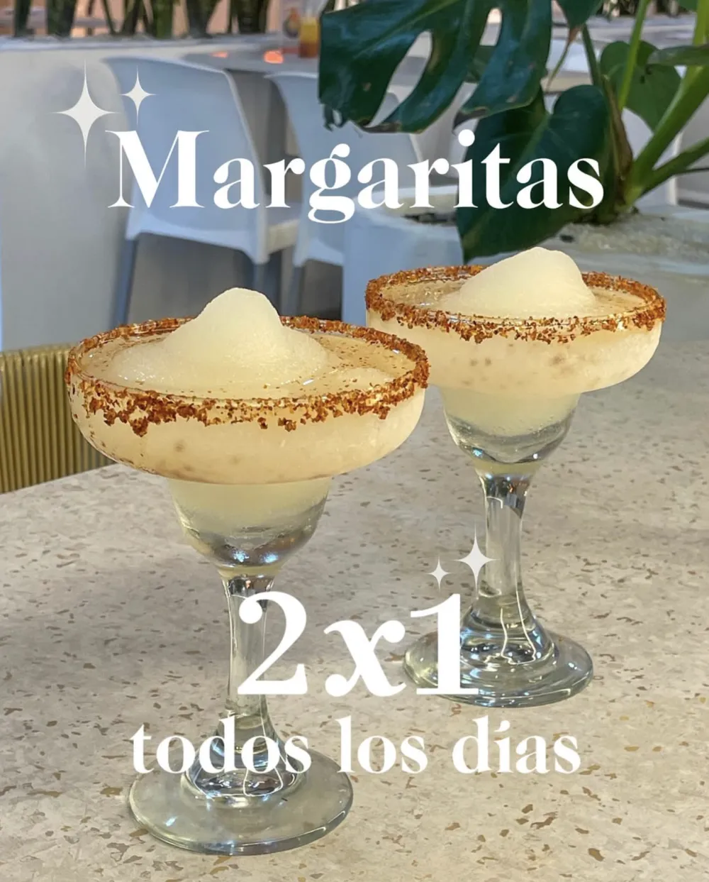 2x1 en Margaritas TODOS LOS DÍAS
