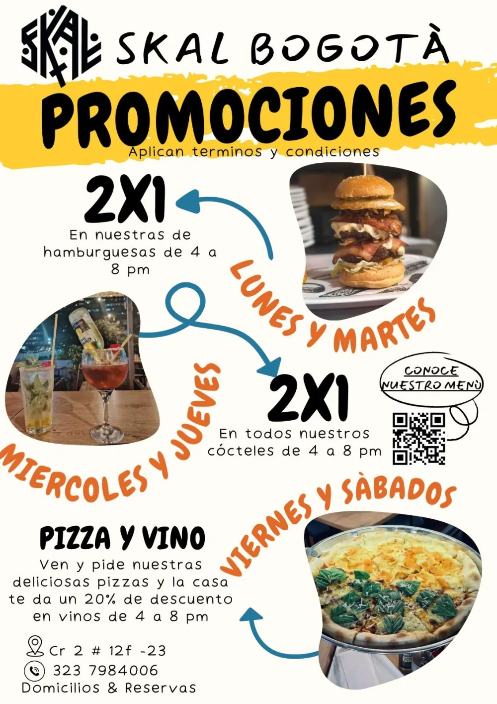 2x1 en Todos los Cócteles