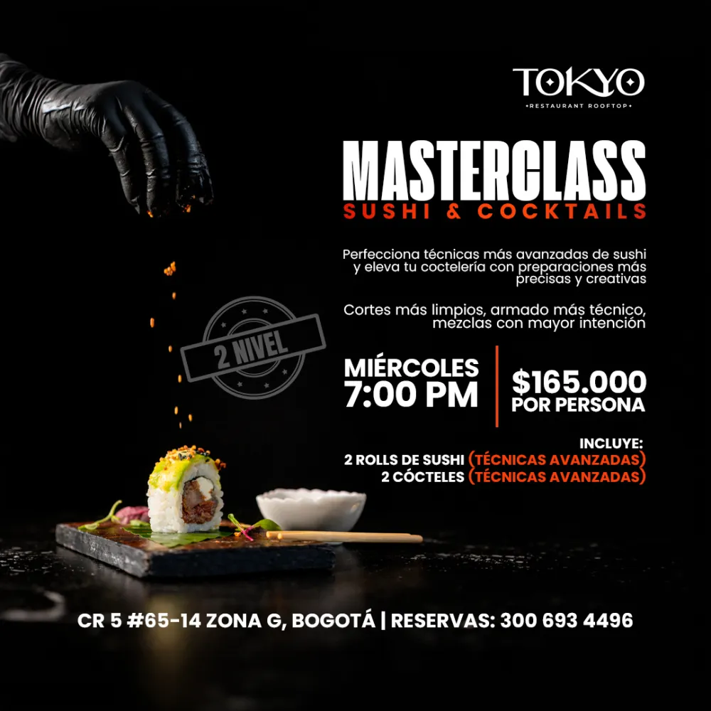 SUSHI & COCKTAILS MASTERCLASS LEVEL 2